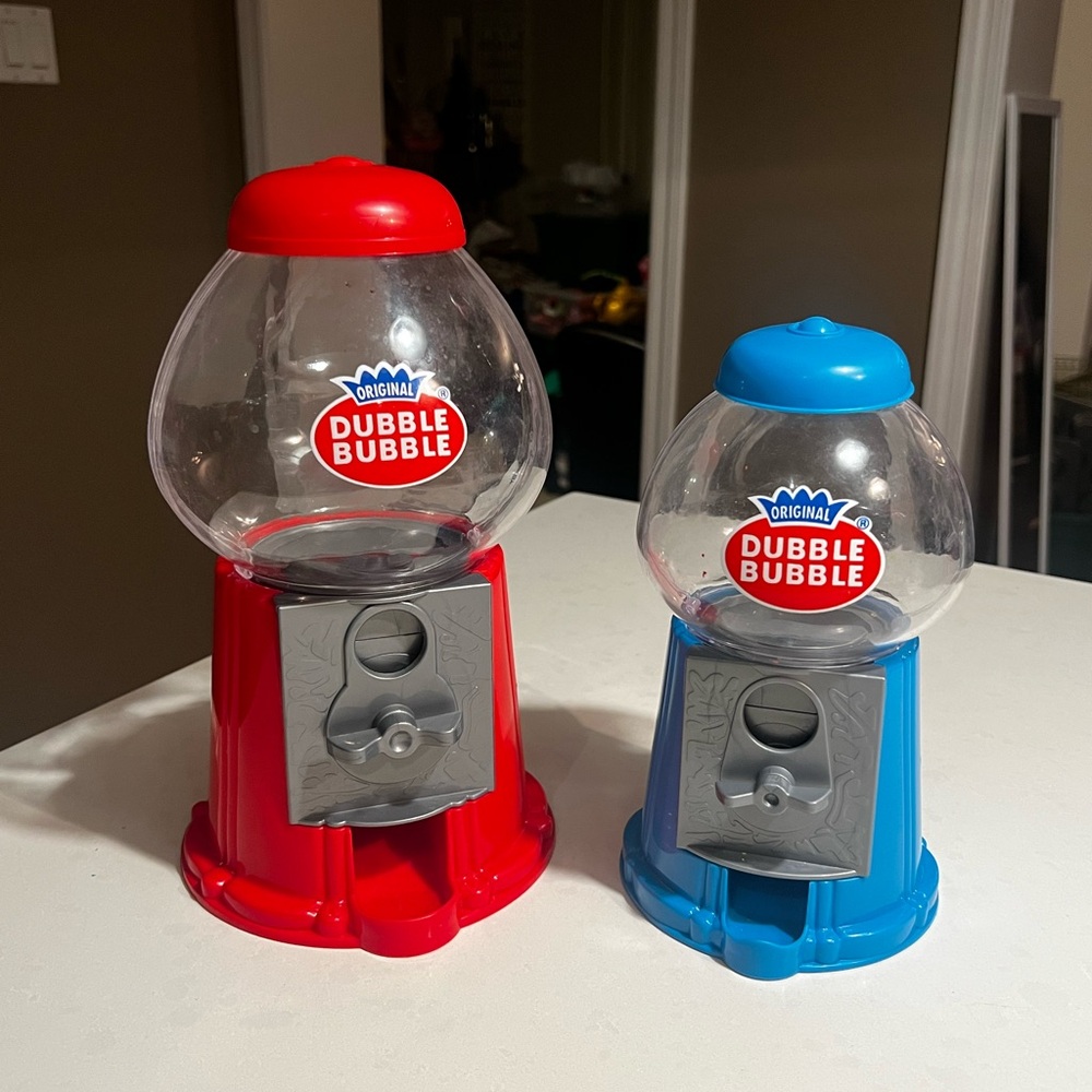 Dubble Bubble Gumball Machines - set of 2